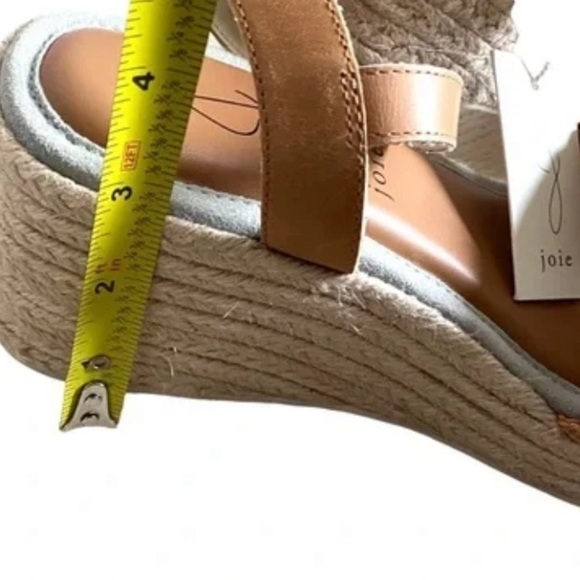 Joie Powder Blue Wedge Suede Sandals Espadrilles size 8 main image 4